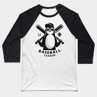 Penguin Baseball Tribute - Penguin Baseball League Baseball T-Shirt